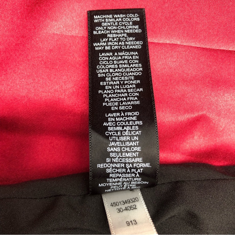 White House Black Market (WHBM) Ponté Stripe Pencil Skirt Black & White - Picture 9 of 10